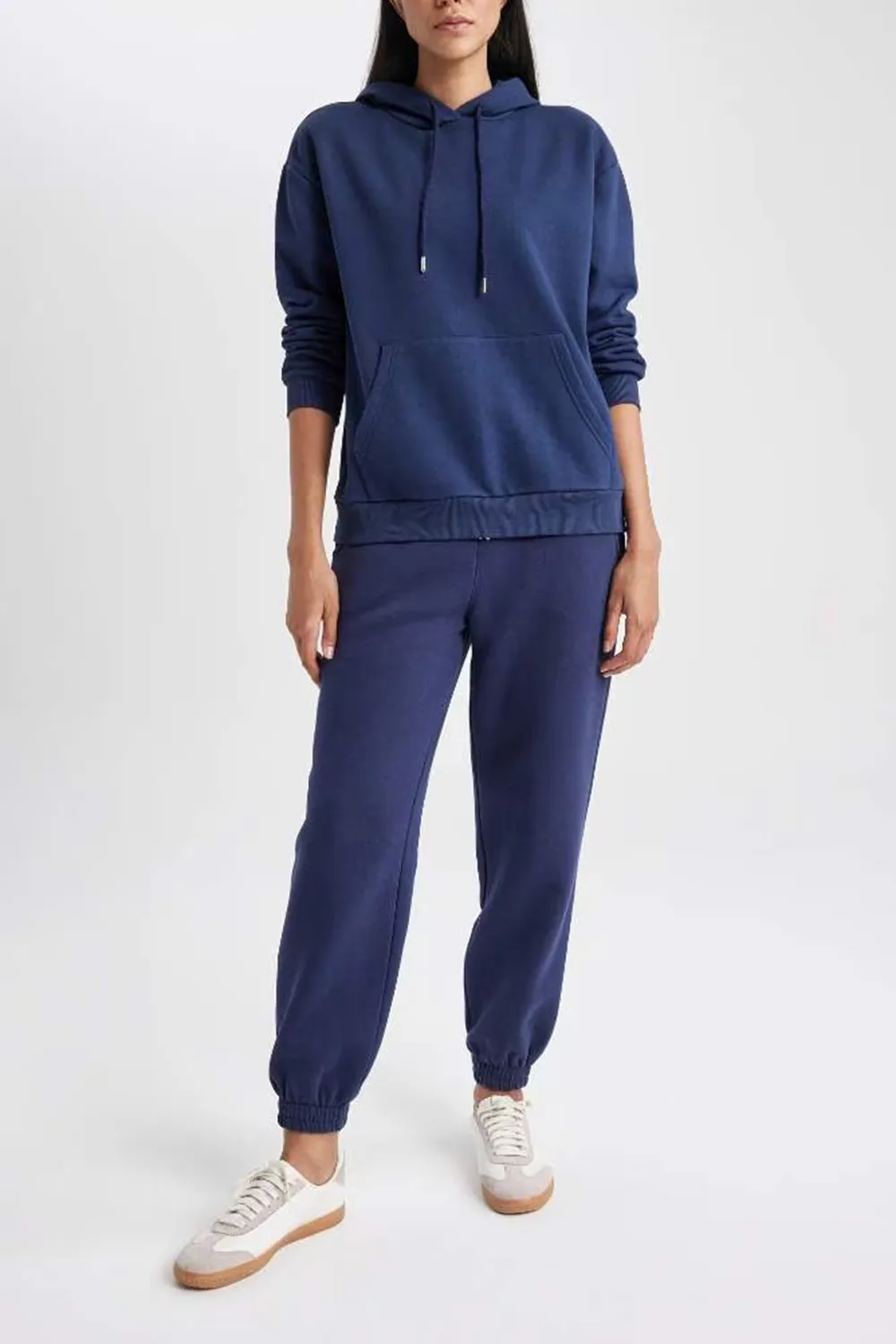 Casual Solid Straight Pants