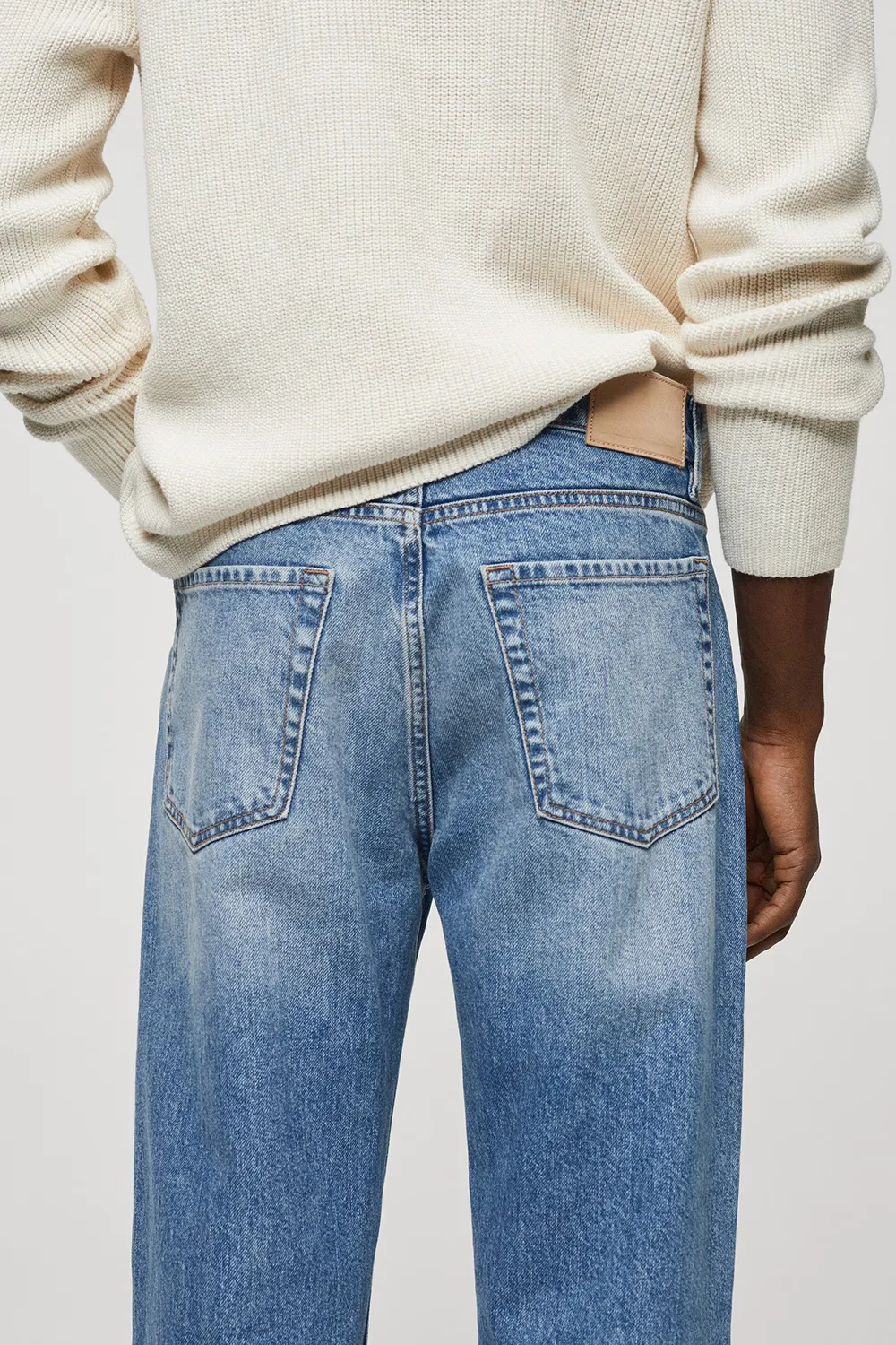 Regular Fit Dark Wash Jeans