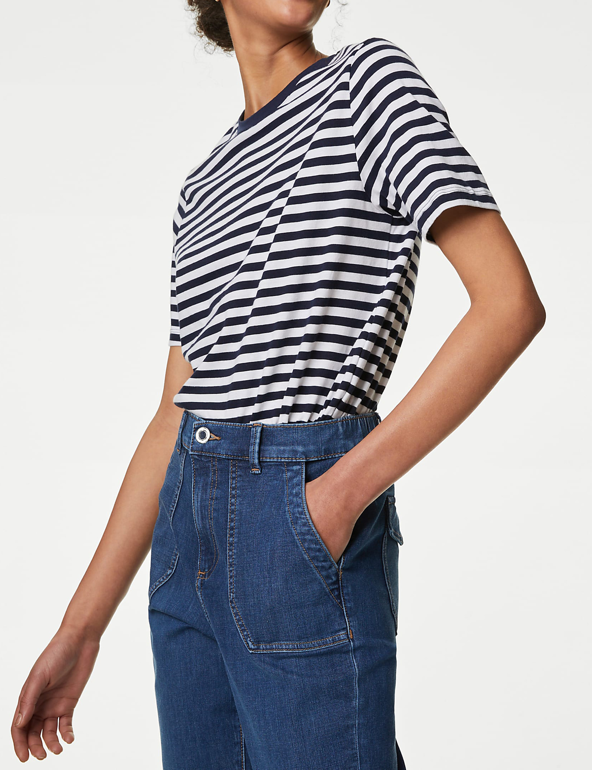 High Rise Clean Look Stretchable Jeans