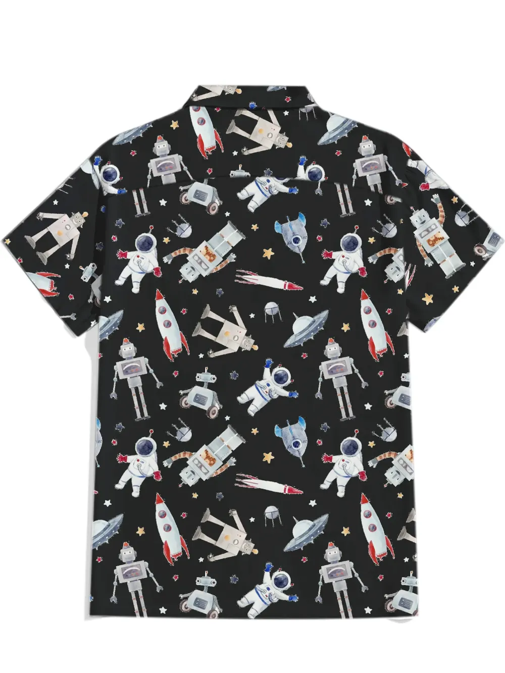 Planet Astronaut Rocket Robot Shirt