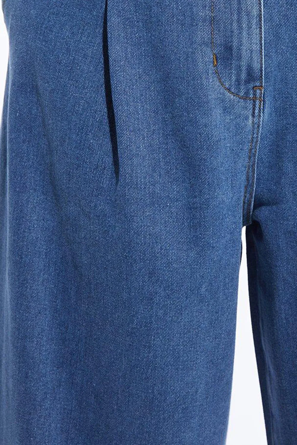 Denim Wide Leg Trousers