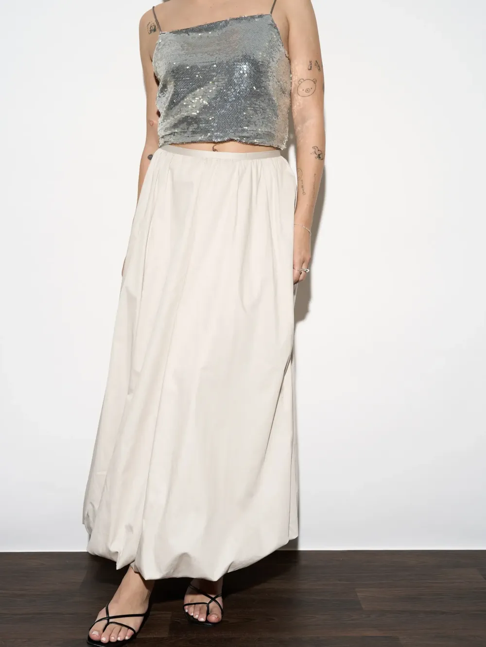 Bubble Hem Skirt