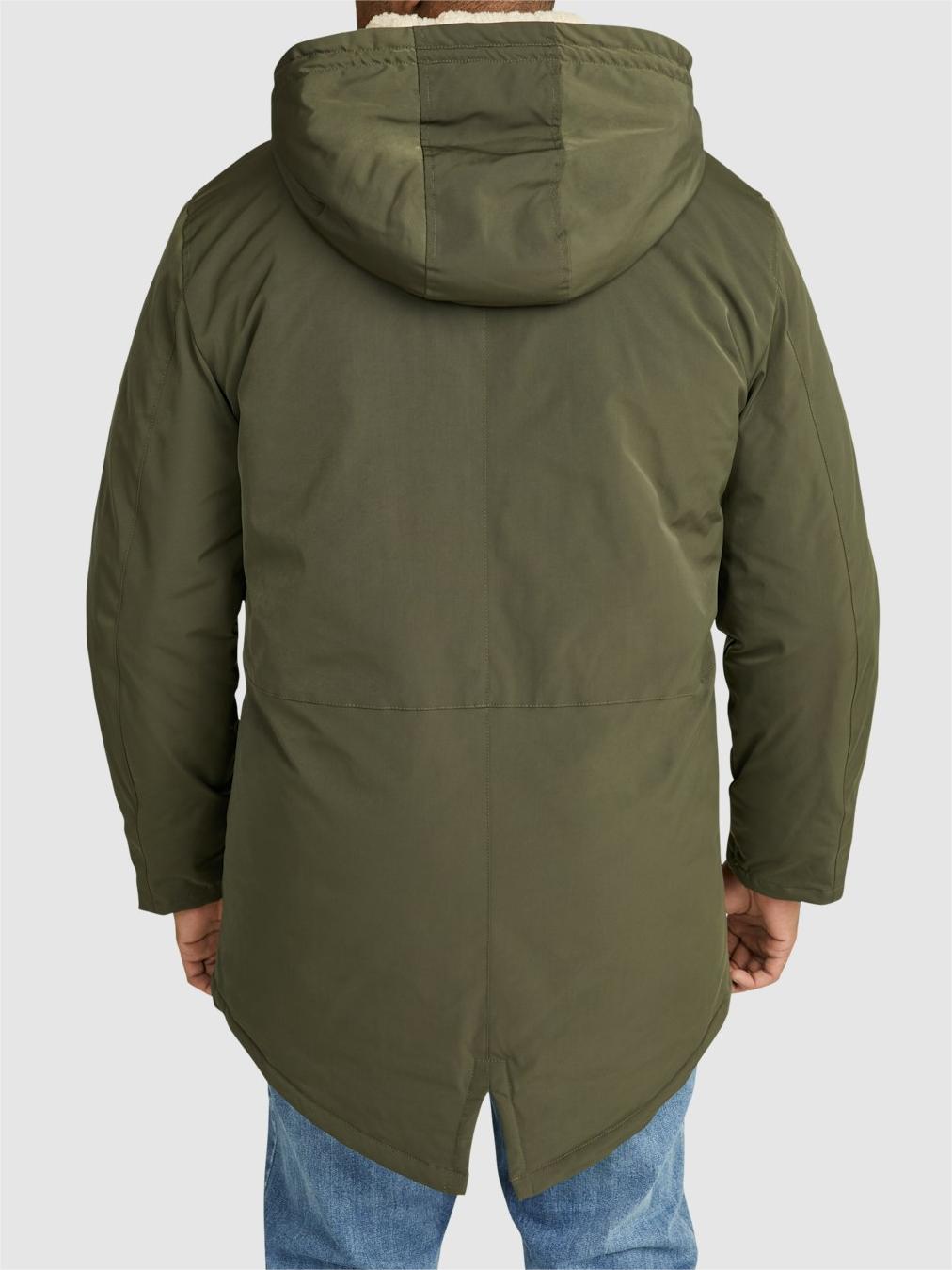 KHAKI HUGH PARKA JACKET