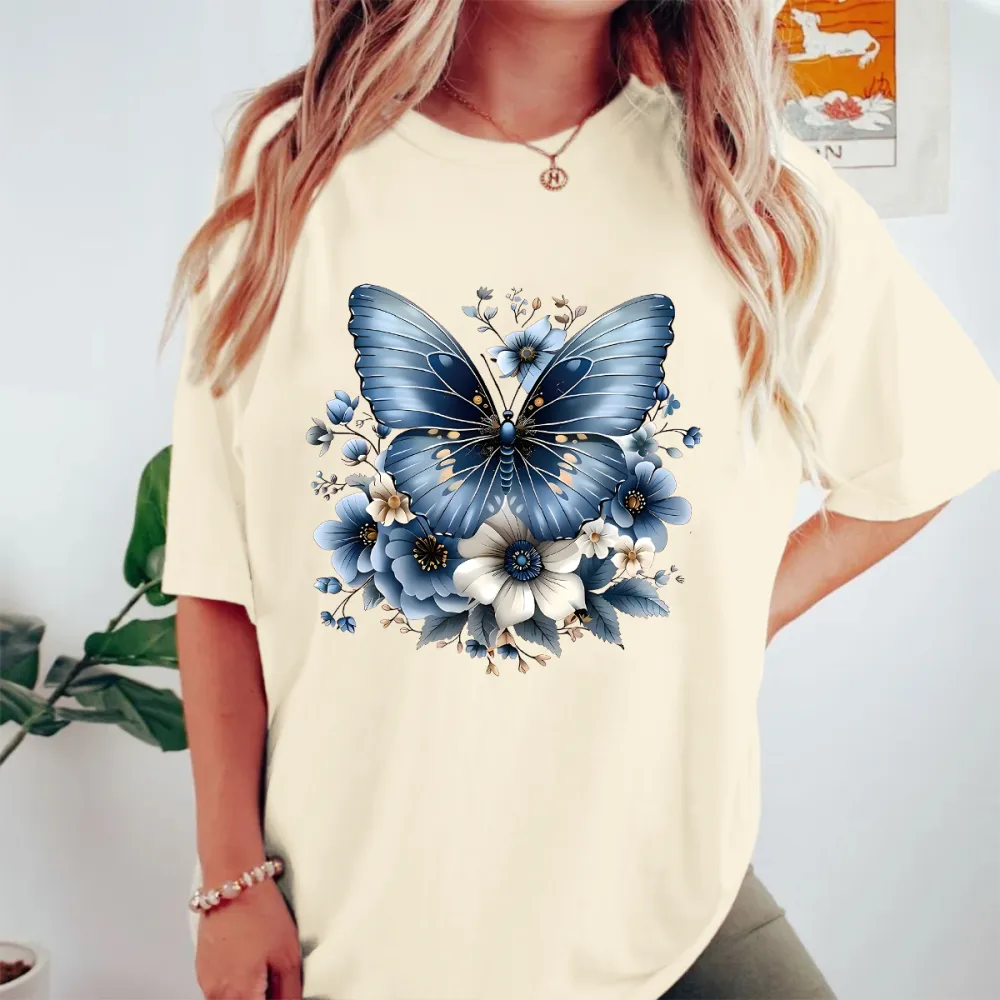Blue Butterfly T-Shirt