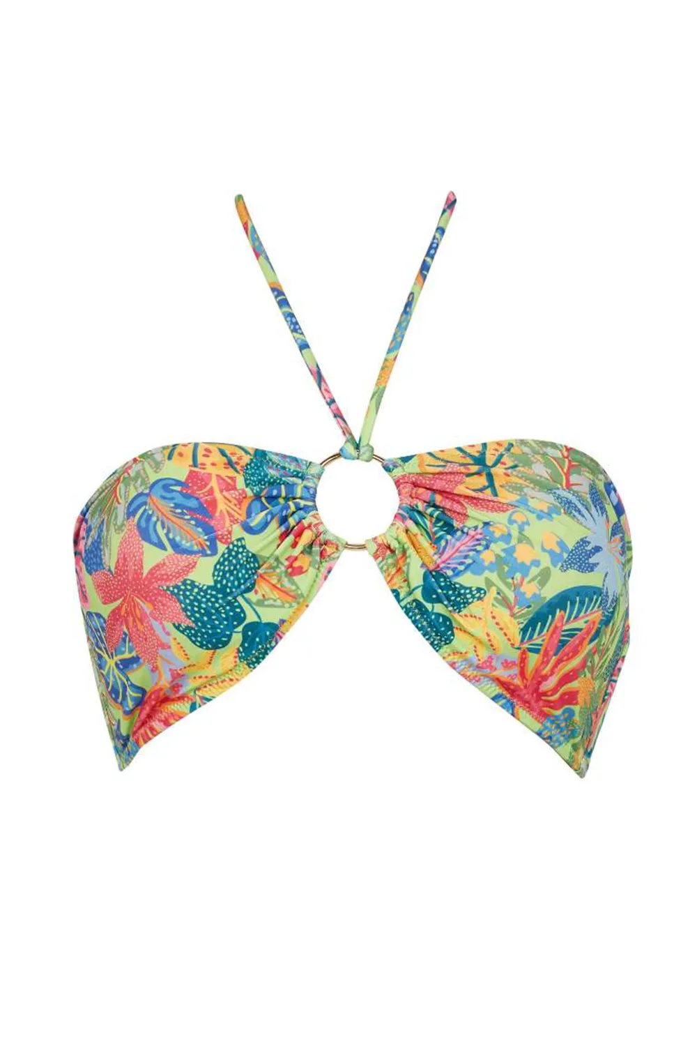 Regular Fit Printed Bikini Top