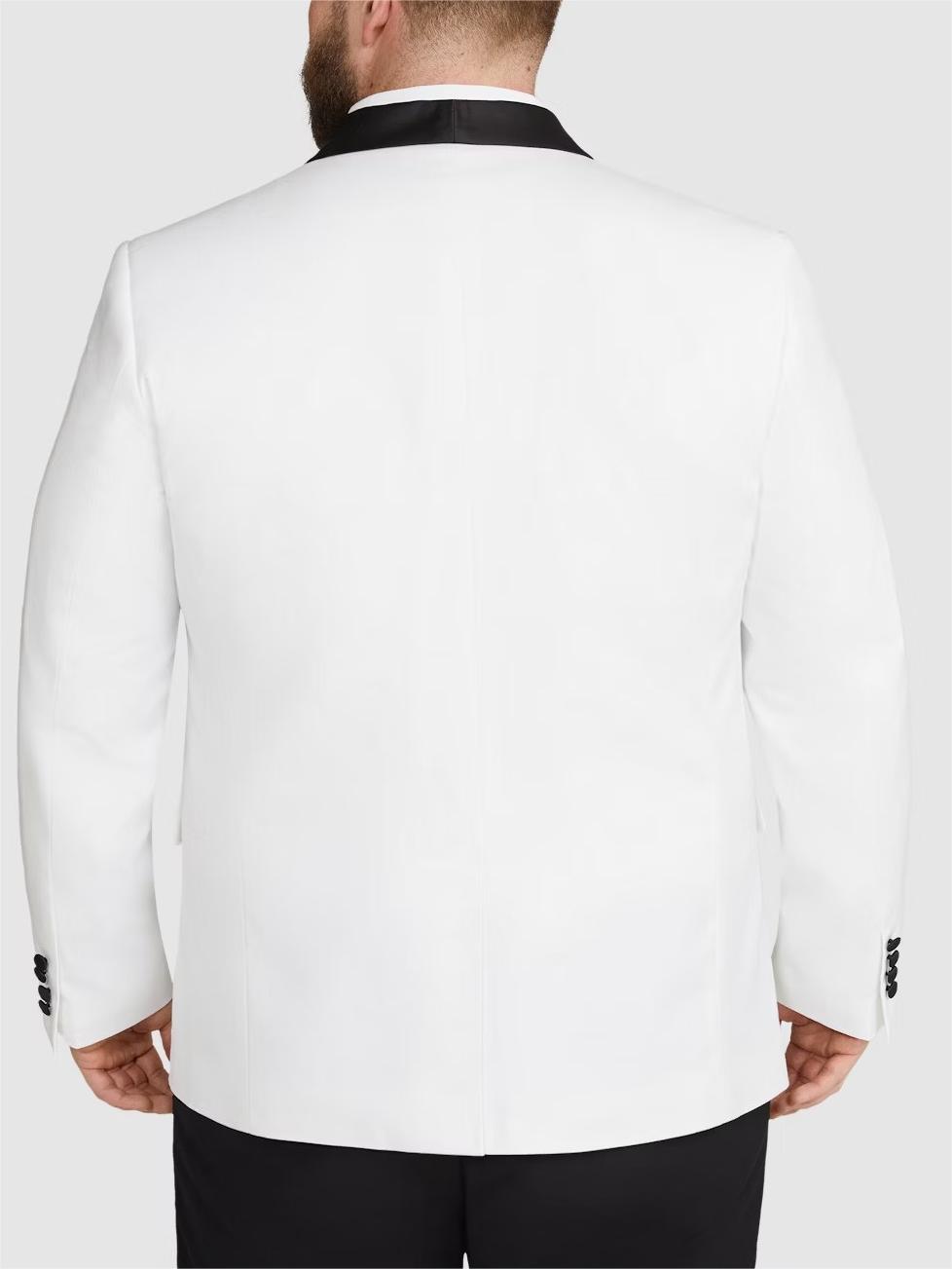 IVORY PIERCE TUXEDO SUIT JACKET
