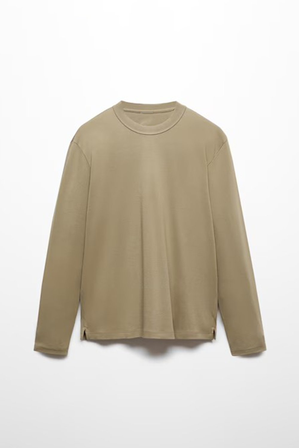 Light Fabric Long-Sleeved T-Shirt