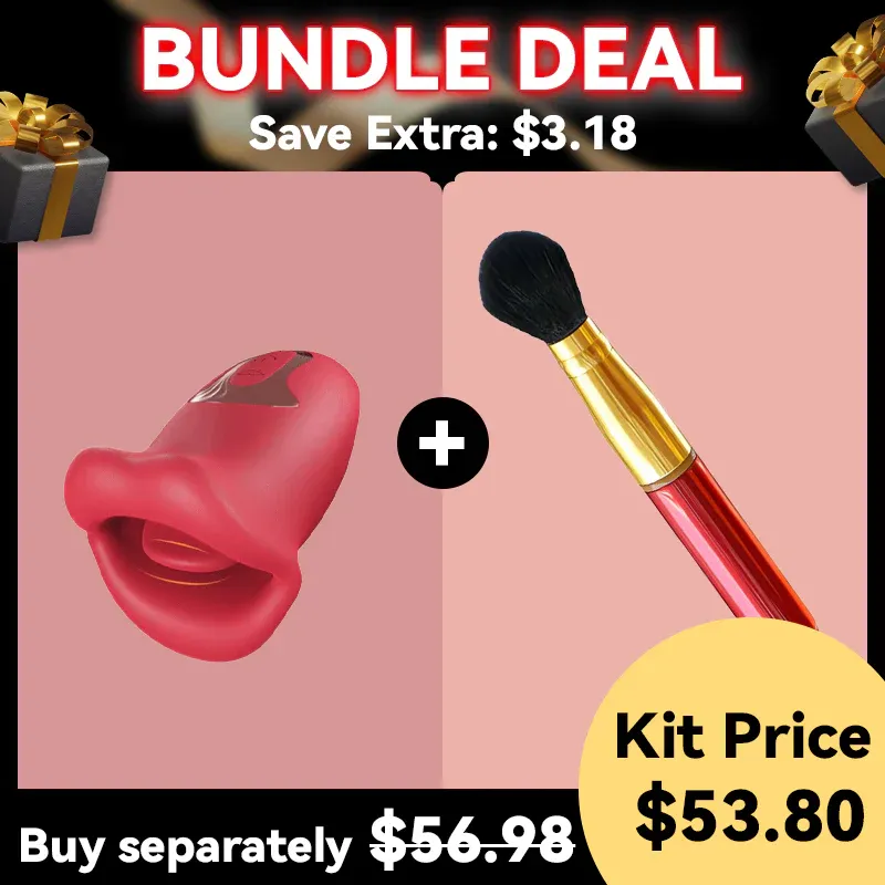 Rose Muncher 10 Biting & 10 Vibrating Modes Stimulate Nipple Clitoral Women Vibrator