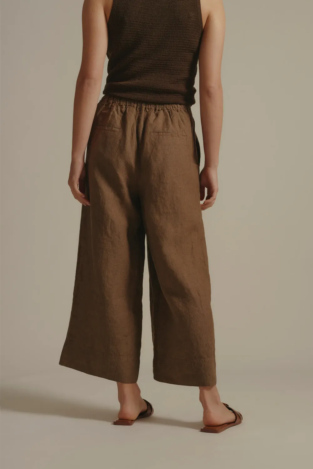 Linen Crop Pant