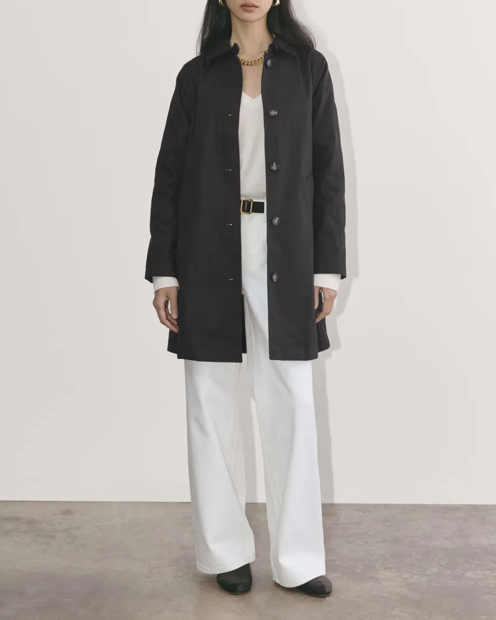 Lapel Neck Coat