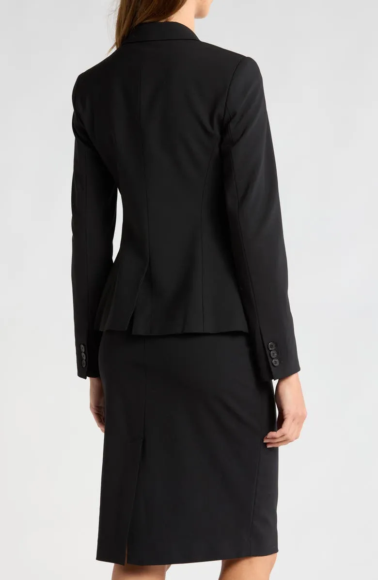 Carissa Stretch Wool Classic Suit Jacket