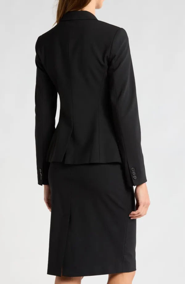 Carissa Stretch Wool Classic Suit Jacket