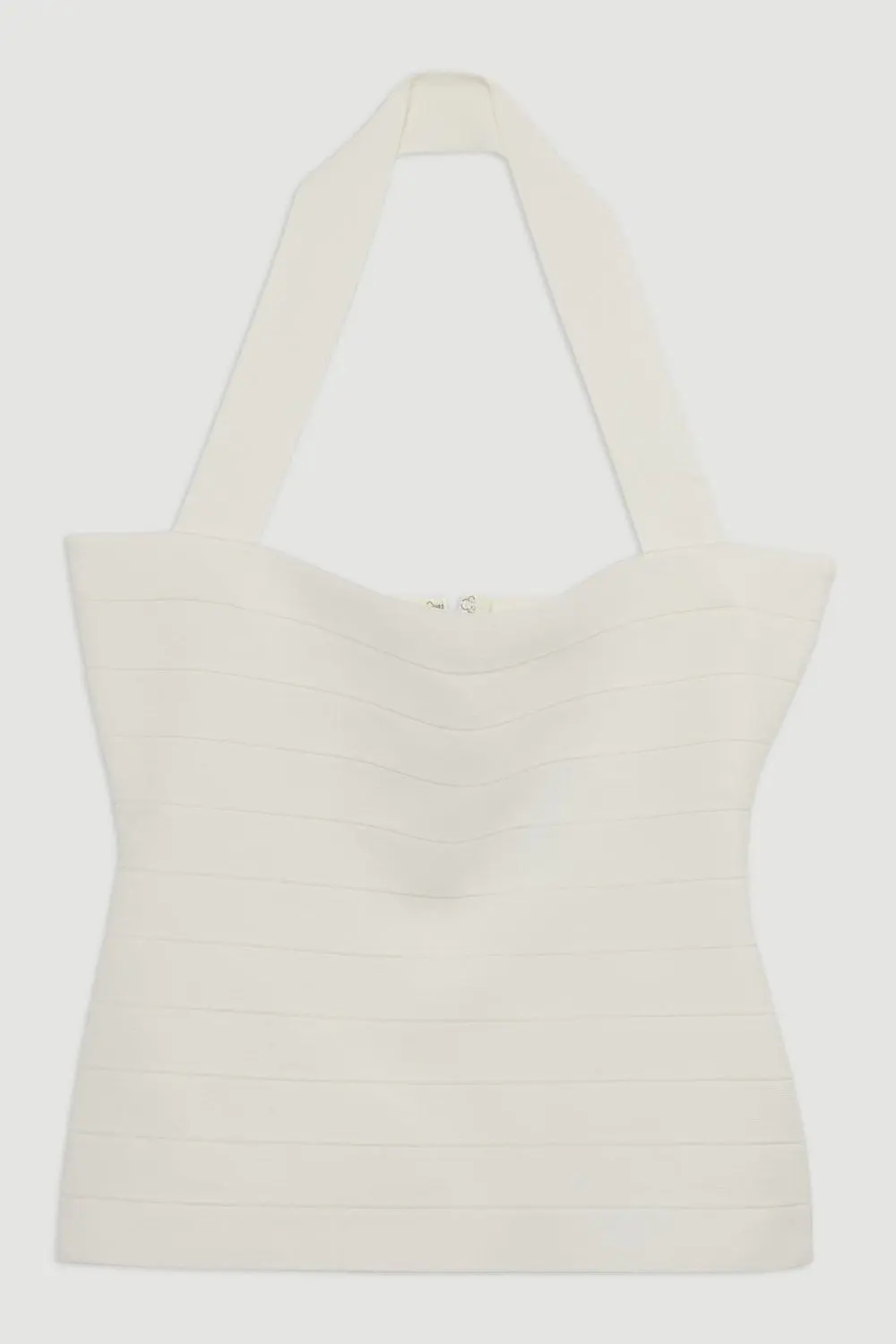 Halter Neck Bandage Crop Top