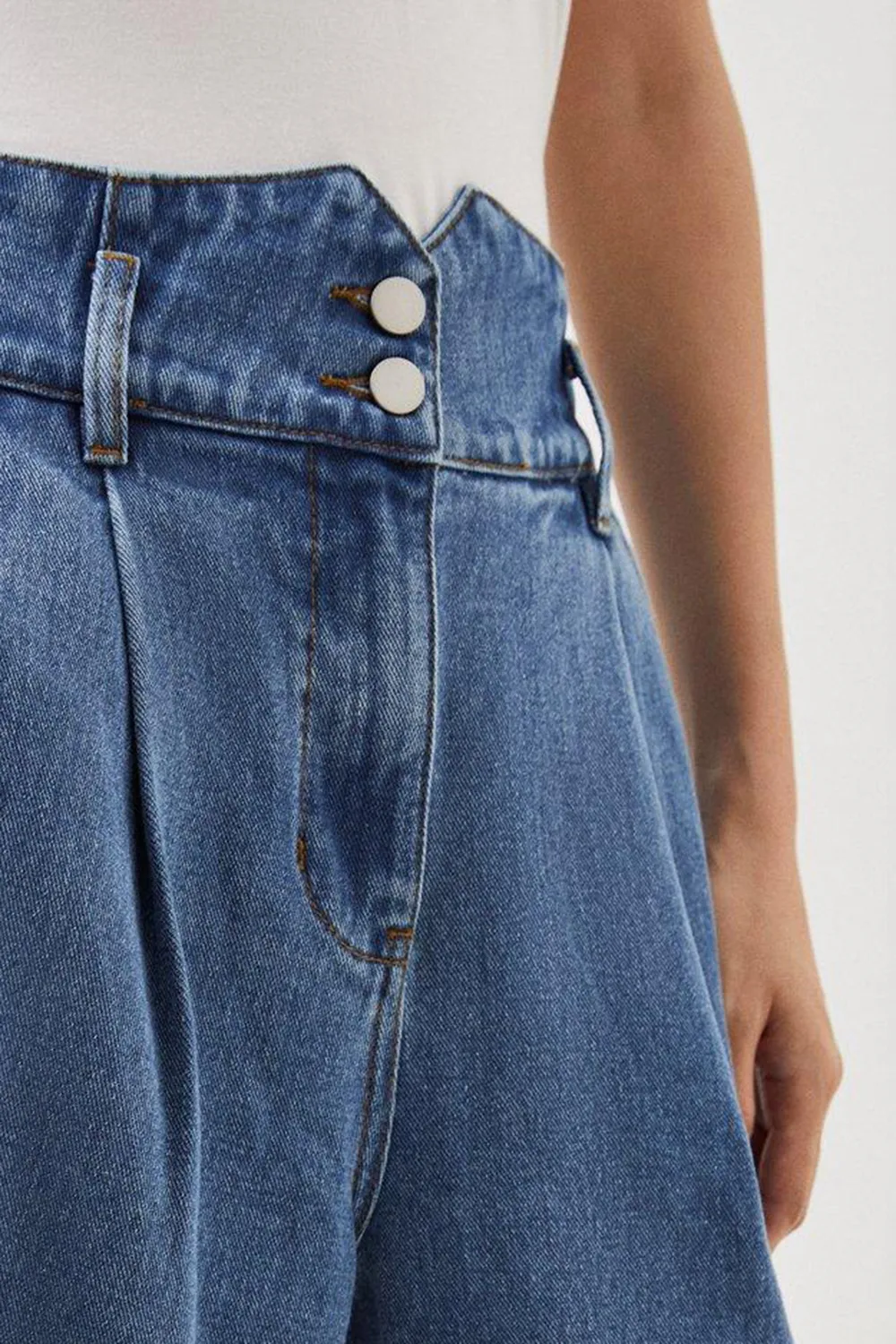 Daily Denim Wide Leg Trousers