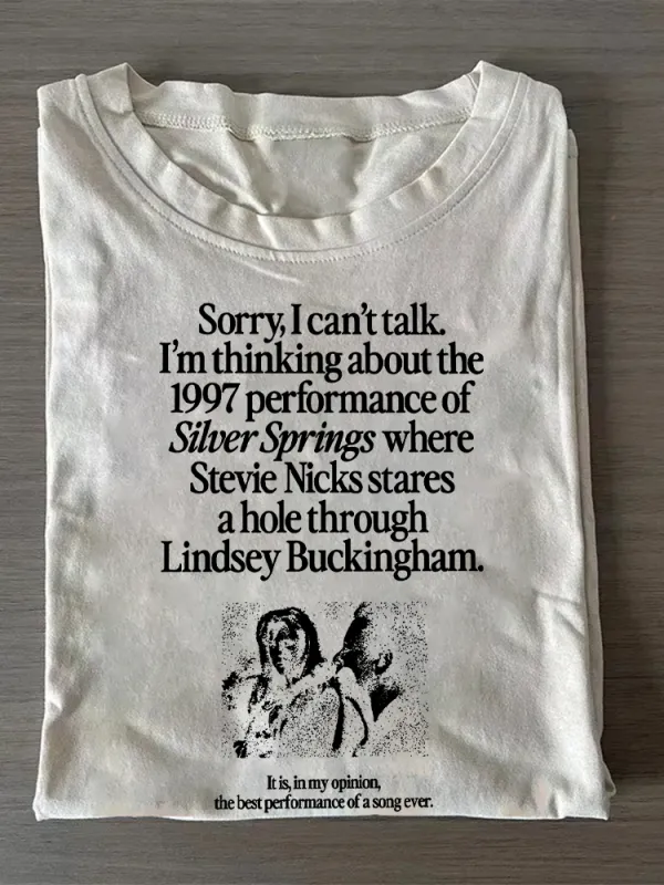 I'M Thinking About The 1997 Performance Of Silver Springs T-Shirt