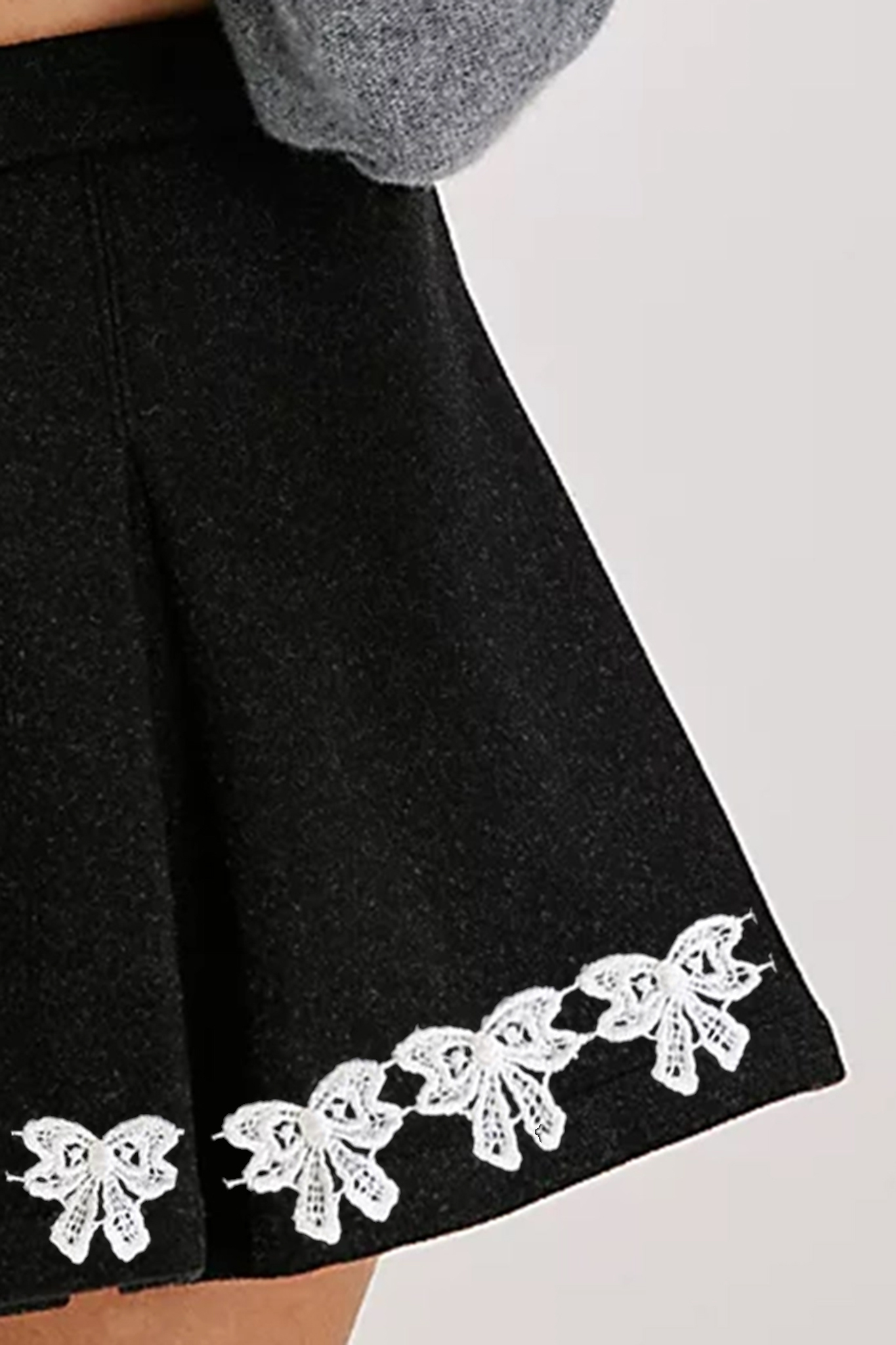 Pleated High Waisted Mini Skirt