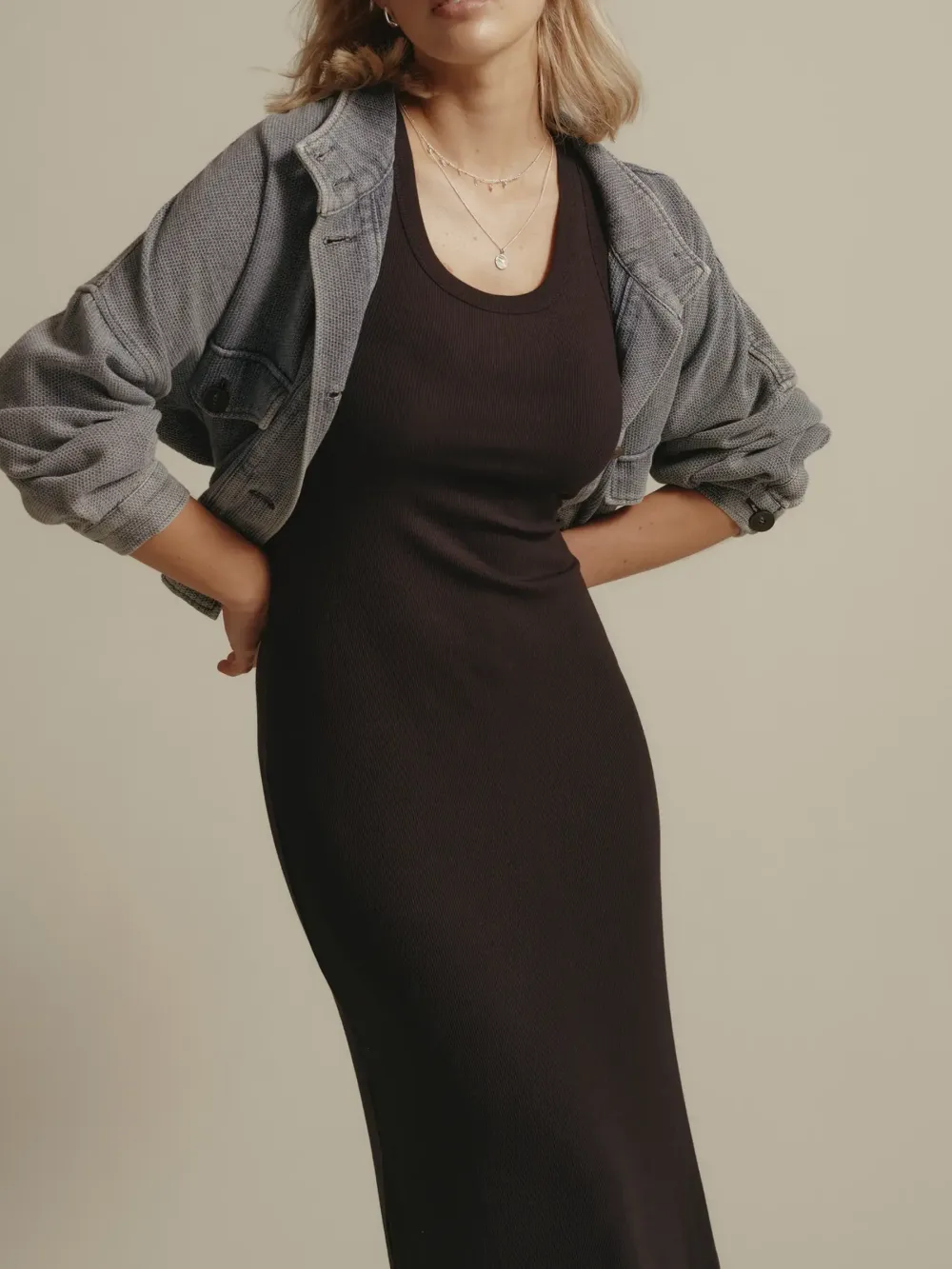Elementary Basics Tank Slip Dress