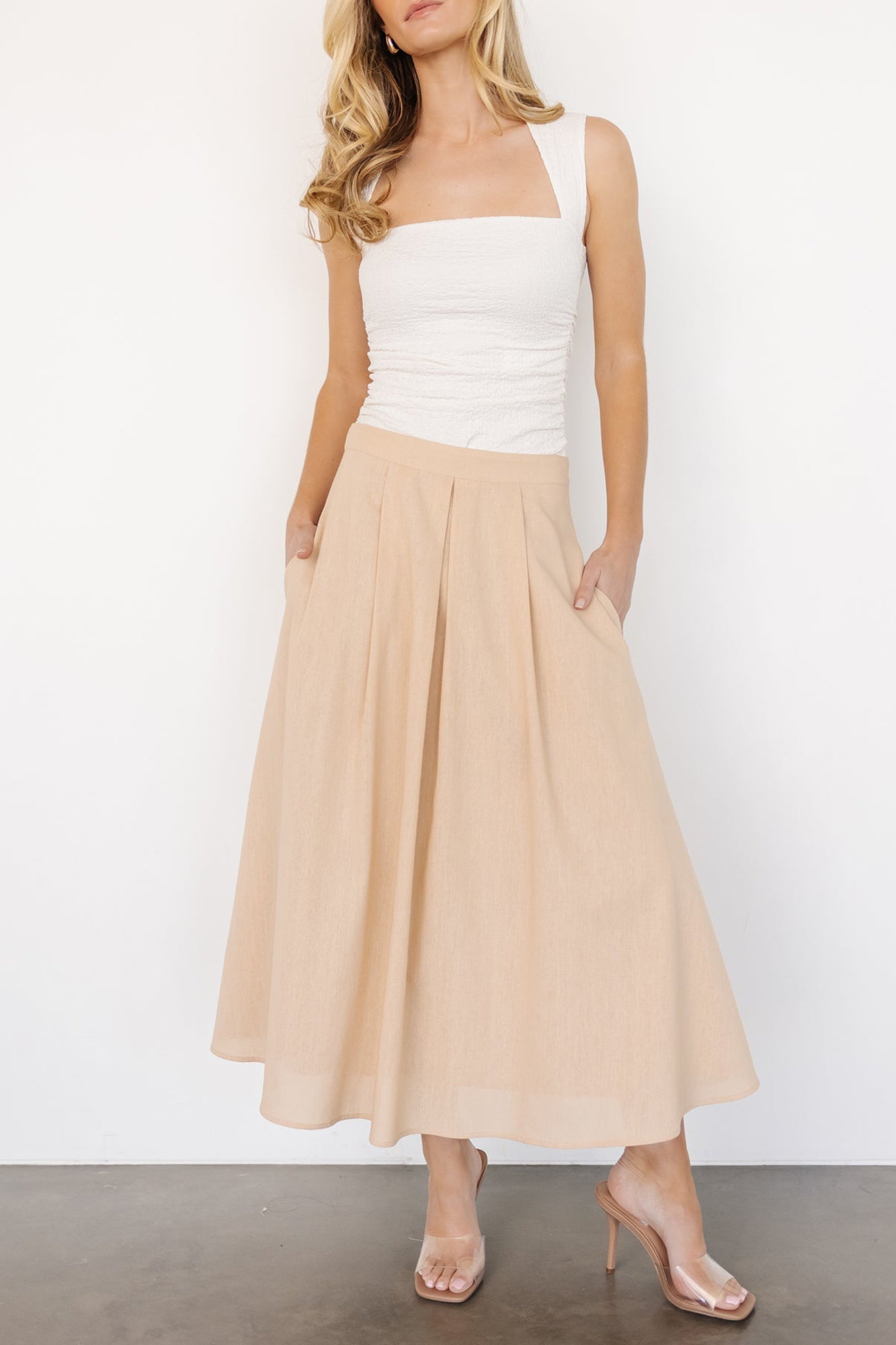 High-Waisted Versatile Slimming Skirt
