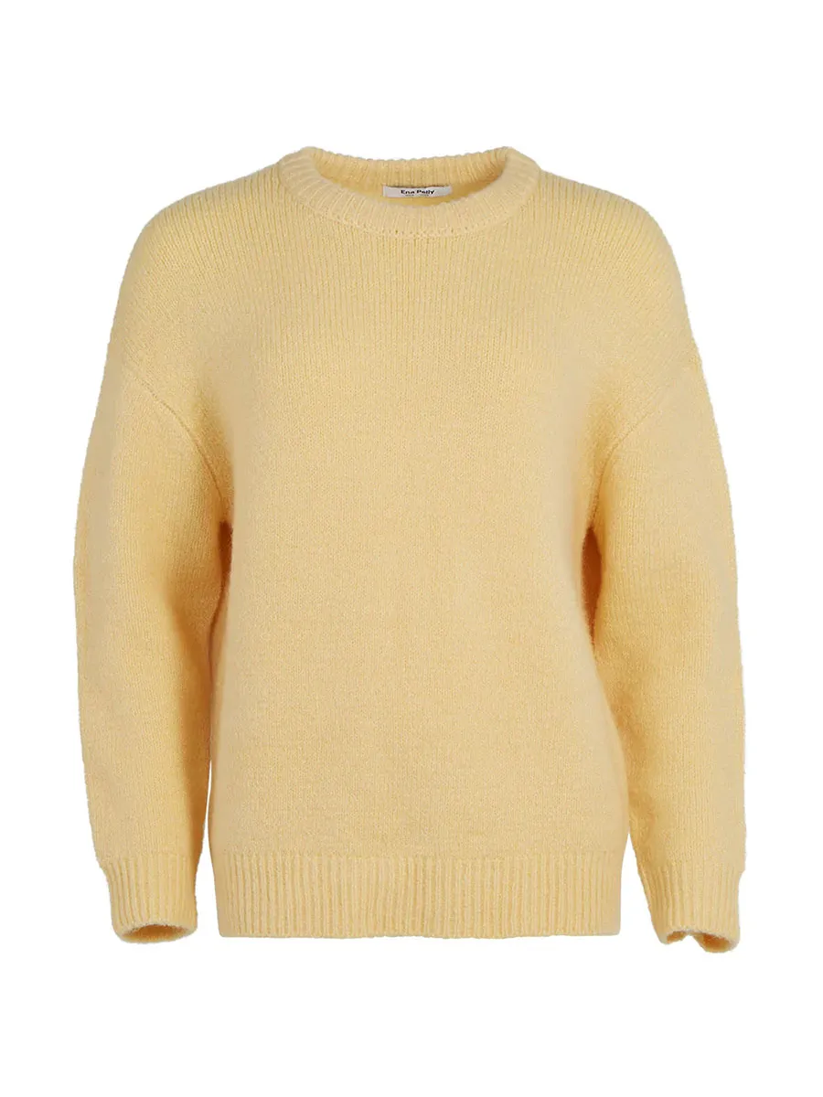 Soft Mohair Blend Knit Sweater