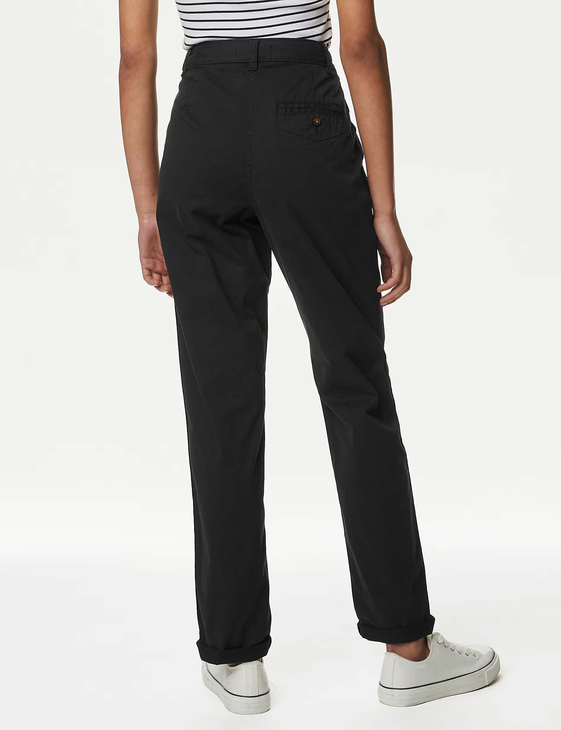 Cotton Rich Tea Dyed Slim Fit Chinos Grey