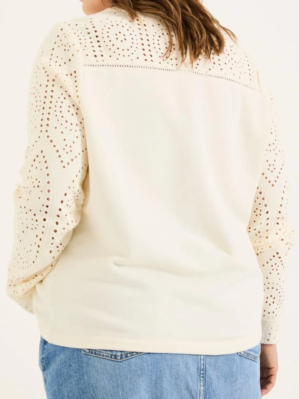 Ivory Crew 100% Cotton Sweatshirt