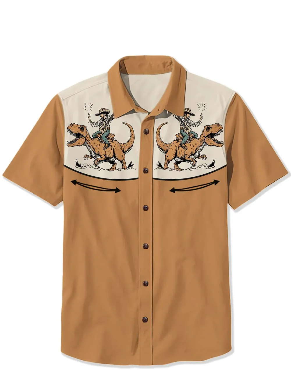 Western Dinosaur Cowboy Shirt