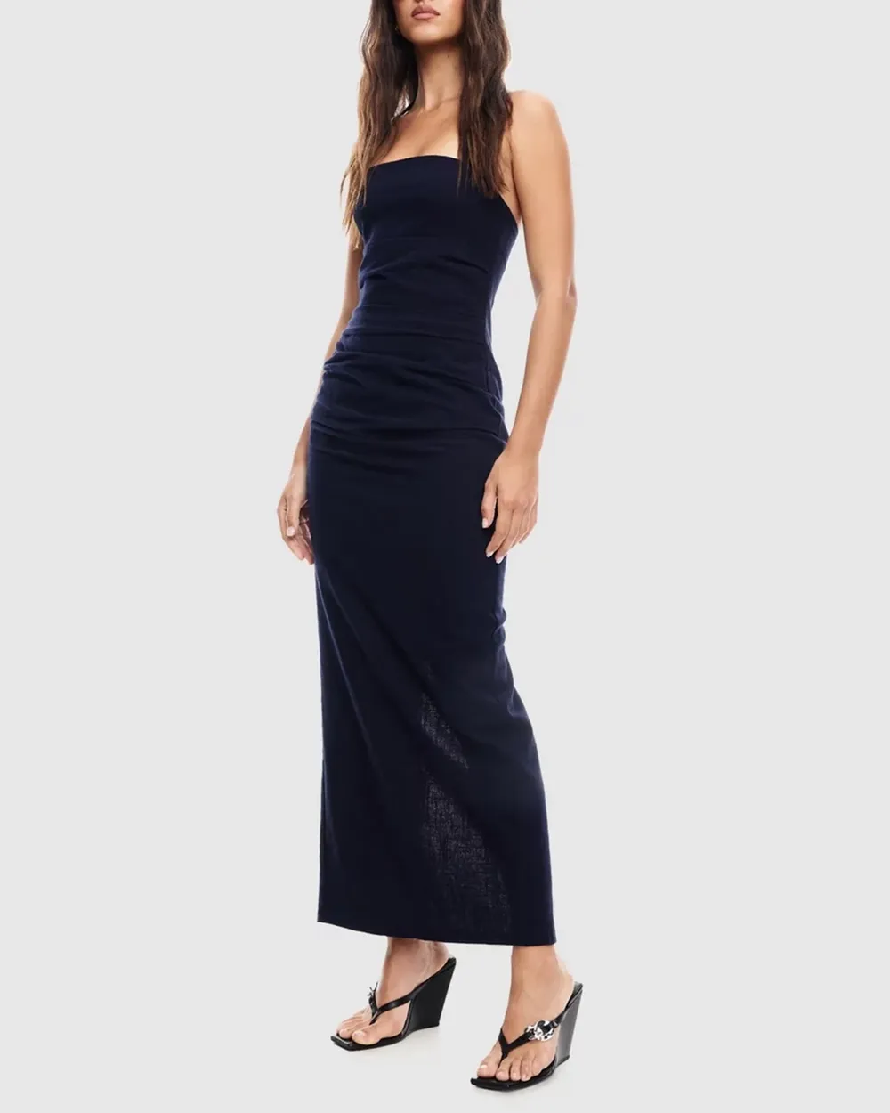 Halter Neck Slim Maxi Dress
