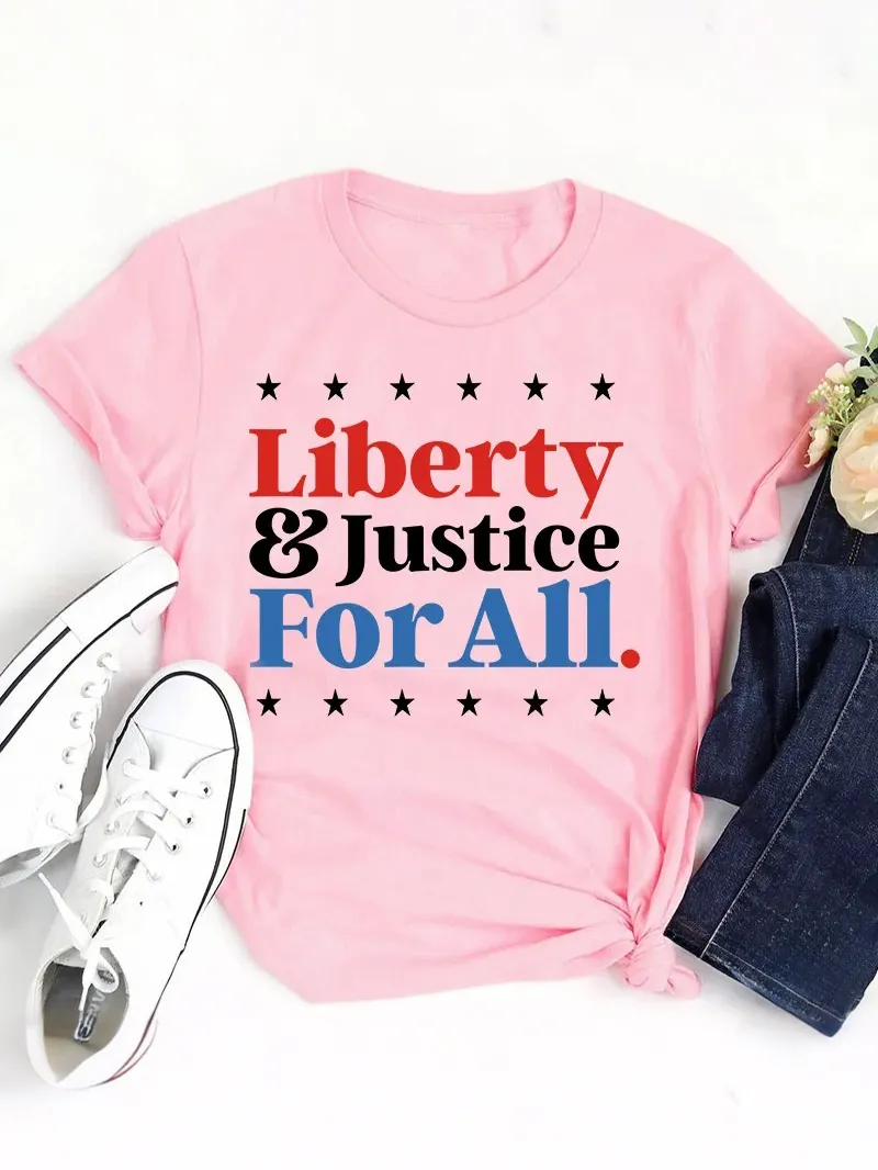 Liberty And Justice For All Teacher T-Shirt