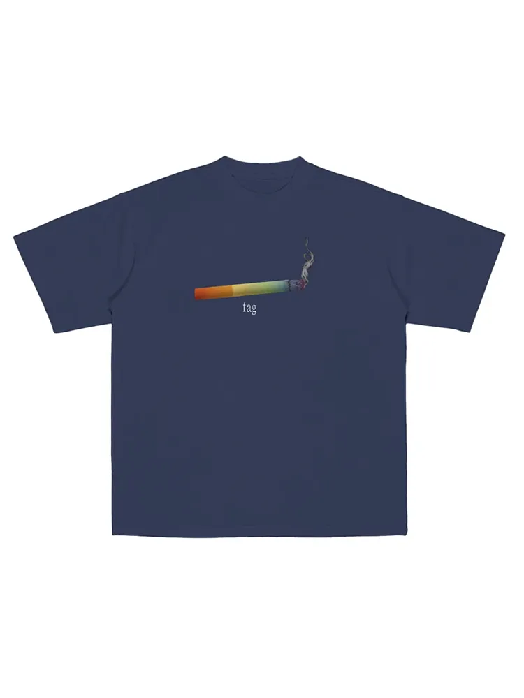 Women'S Fag Short Sleeve Round-Neck T-Shirt