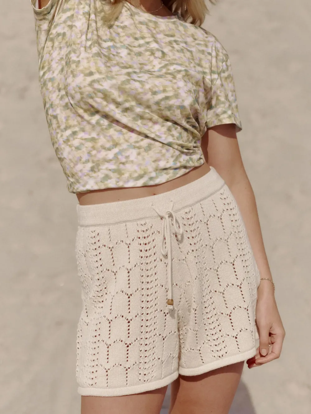 Elementary Crochet Detail Short