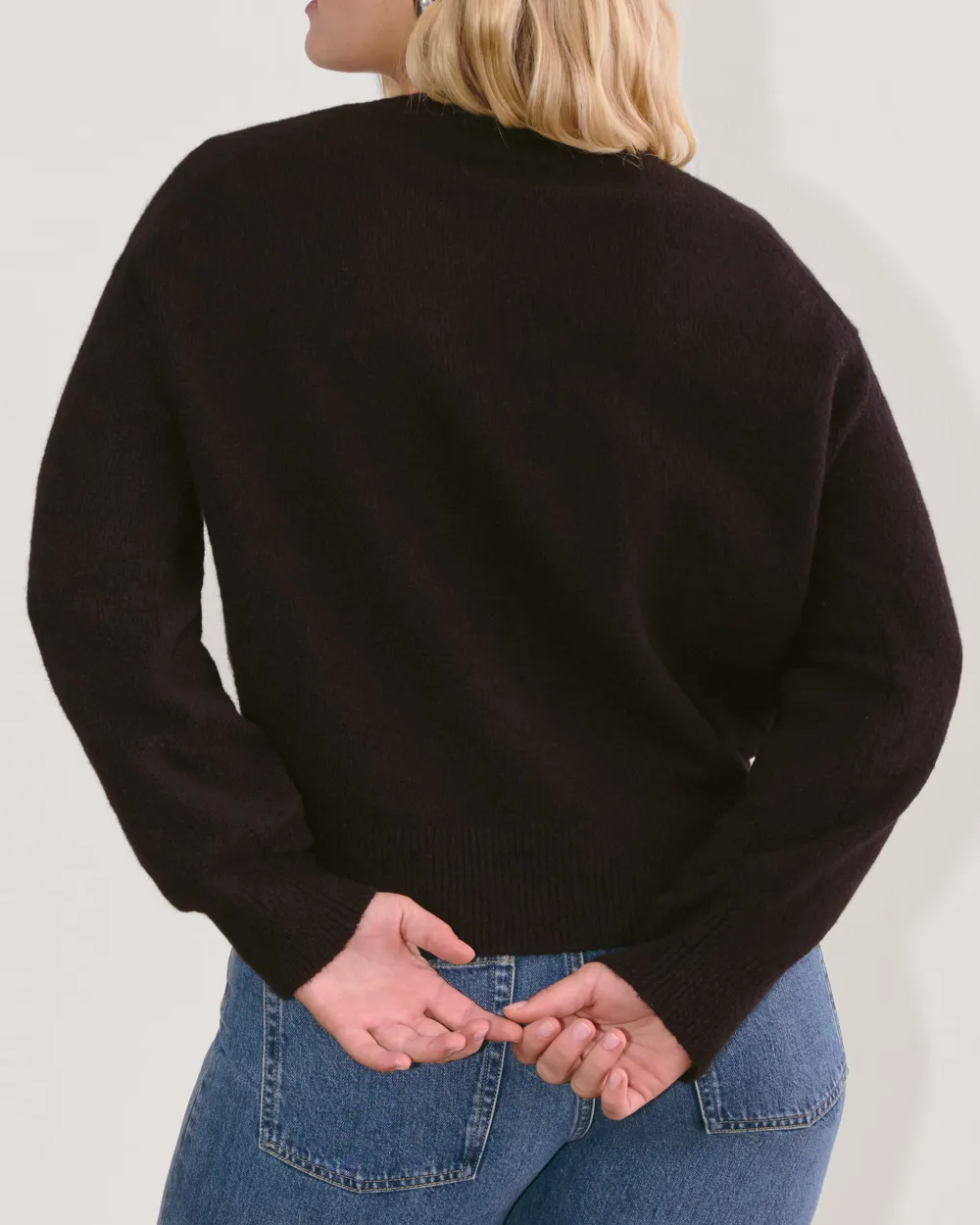 Crew in Plush Cotton Sweater