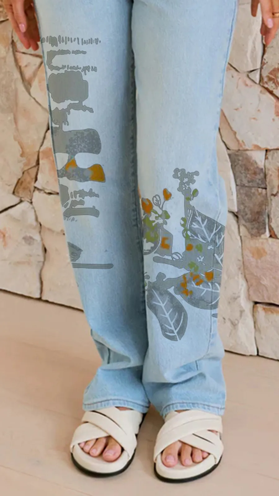 High Baggy Fit Jeans