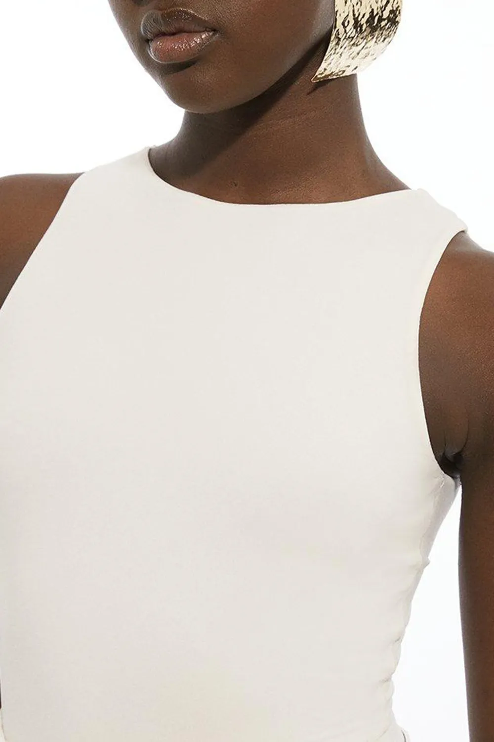 Contour Jersey Halterneck Bodysuit