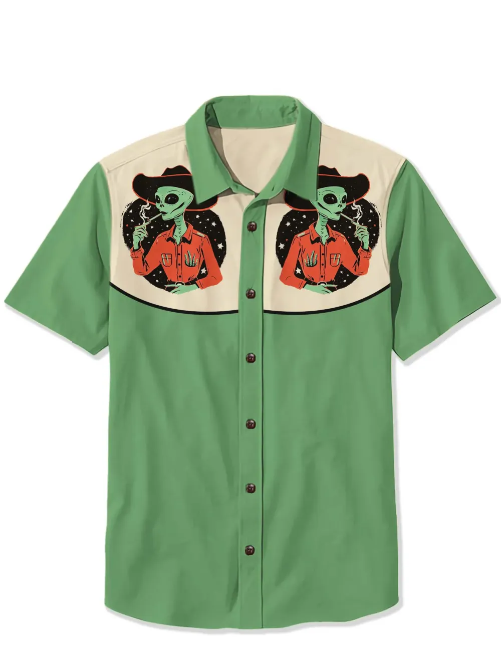 Alien Cowboys In Space Shirt