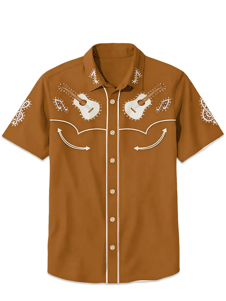 Country And Western Guitar Shirt