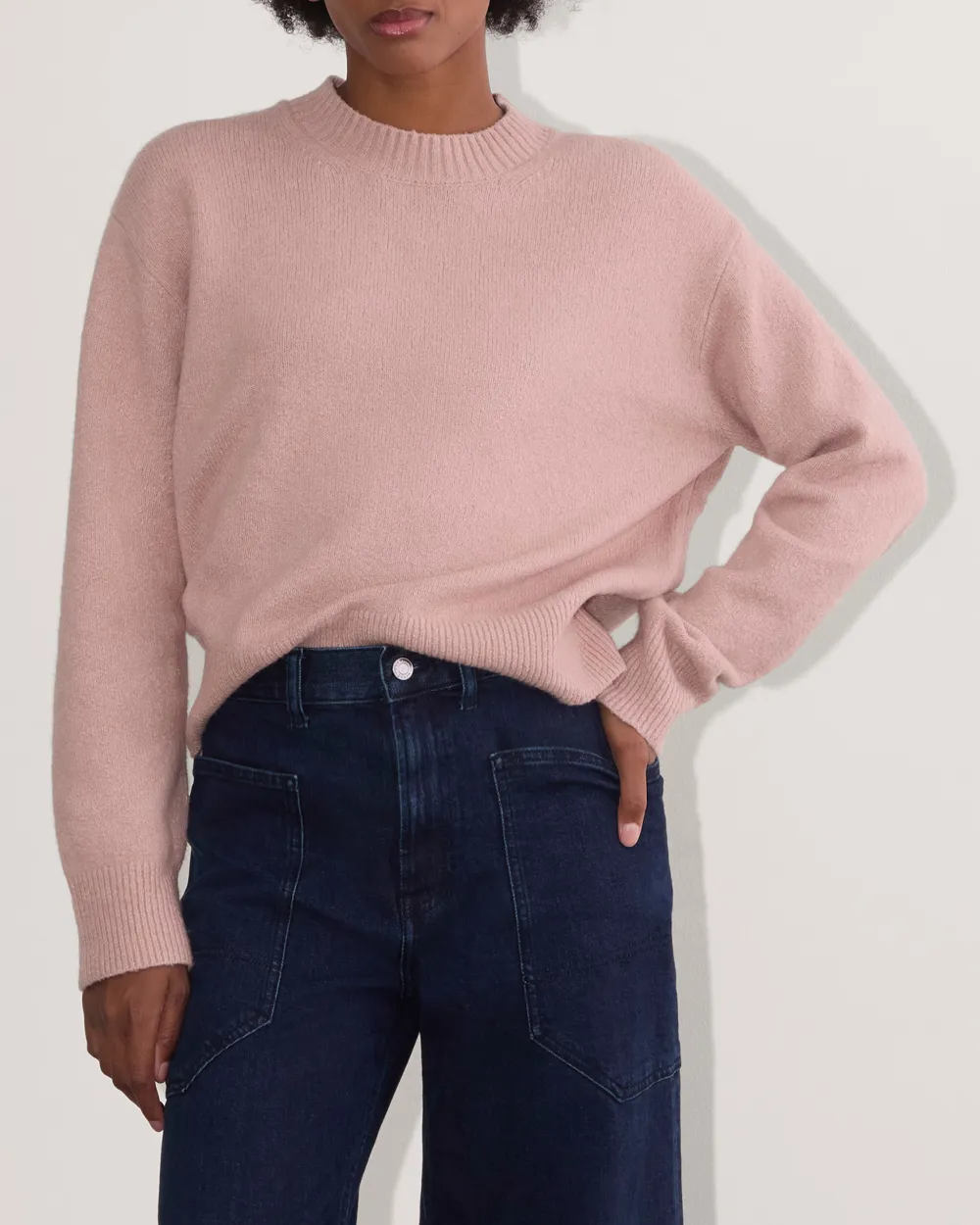 Pink Knit Tops