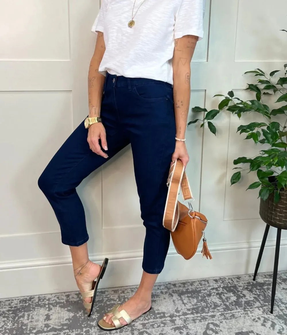 Navy Slim Leg Jeans