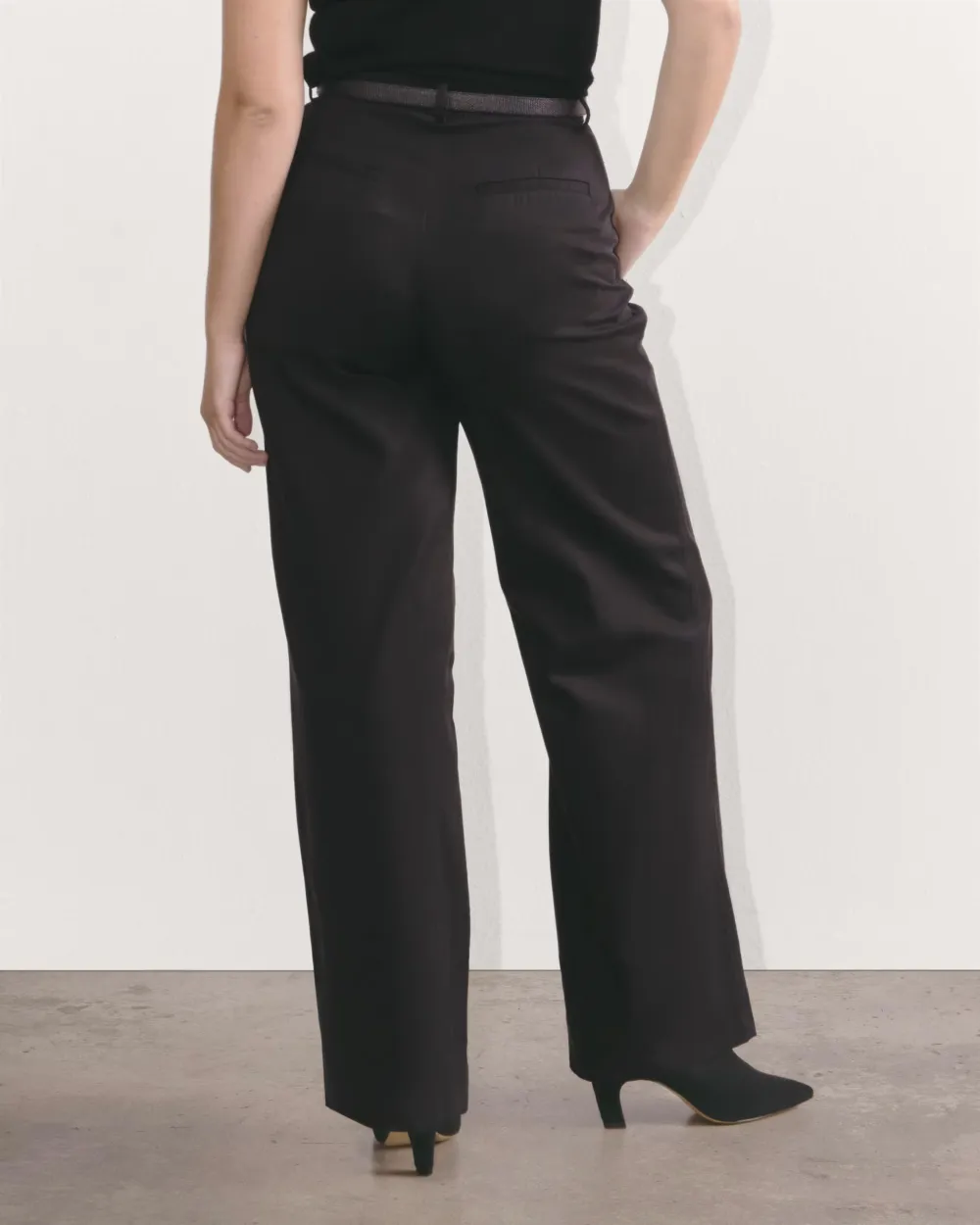 Mid-Waist Casual Pants