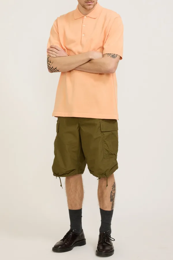 Knit Polo Orange