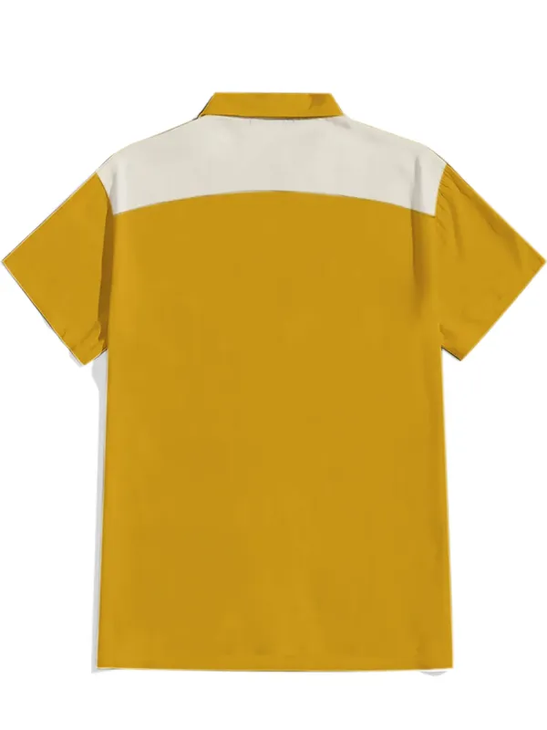 Yellow Tiger Pipe Shirt