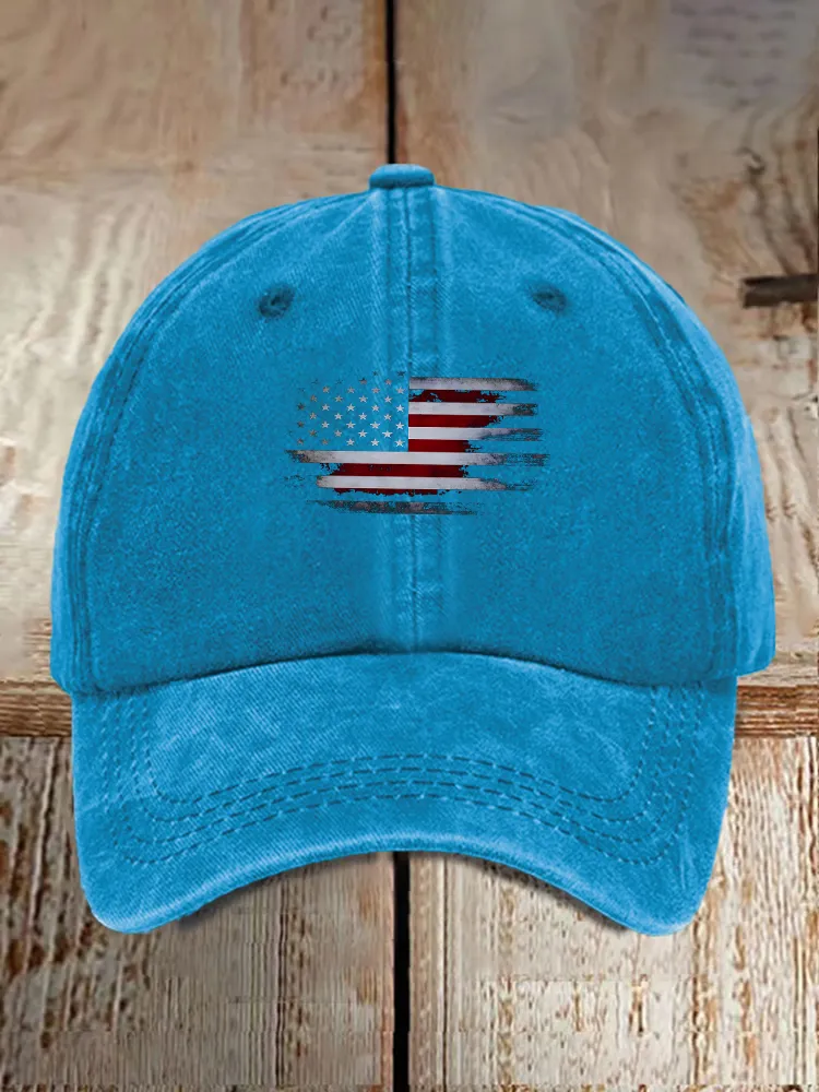 National Flag Print Baseball Caps
