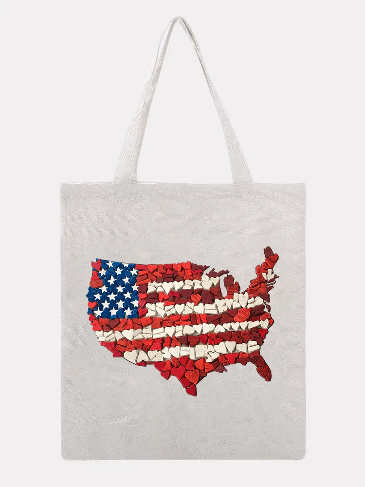 Women's Independence Day Canvas Bag