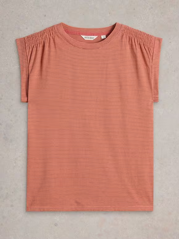 Coral Multi Tee Coral Multi