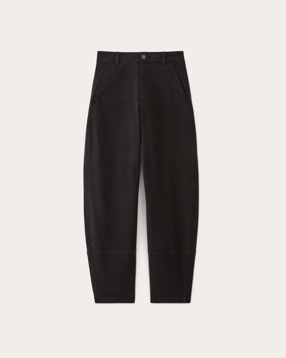 Solid Color Wide-Leg Pant