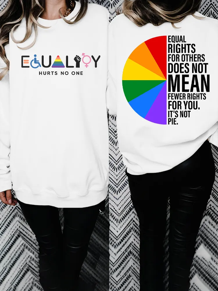 Women'S Hurts No One Crew Neck Sweatshirts
