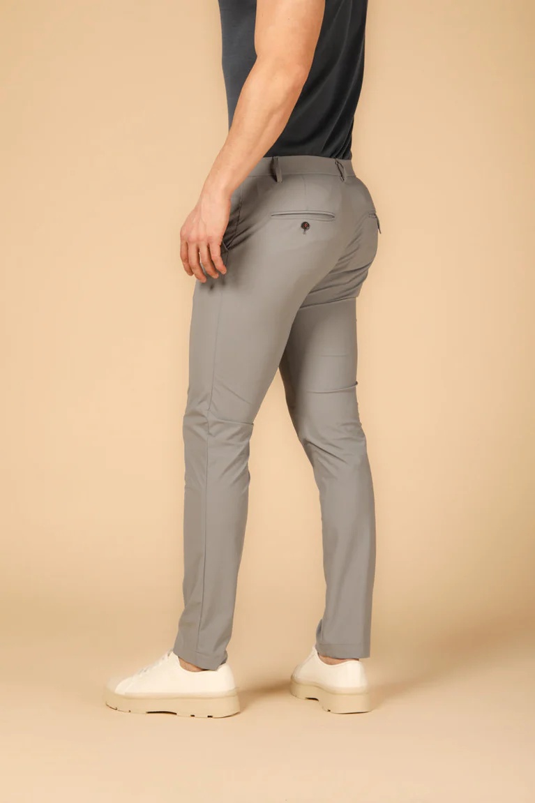 Men's Nylon Grey  Knit Fabric Super Slim Fit