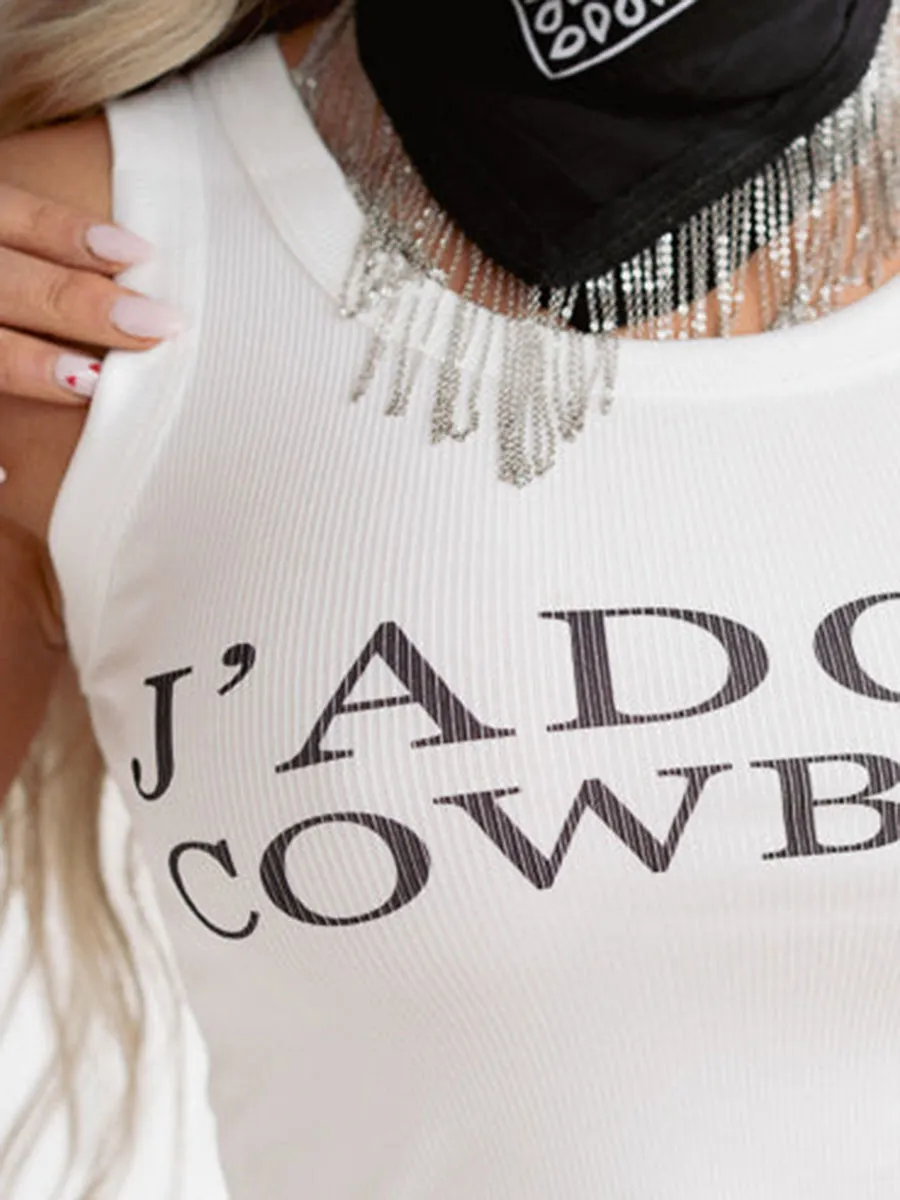 Crew Neck Cowboy Tank
