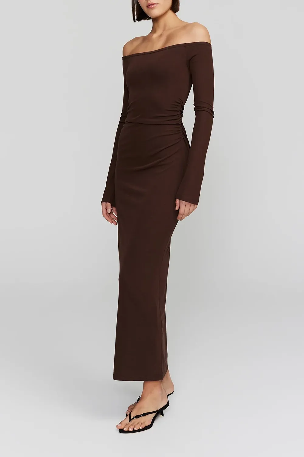 Off Shoulder Midi Dress