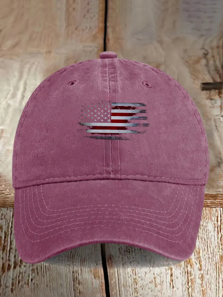 National Flag Print Baseball Caps