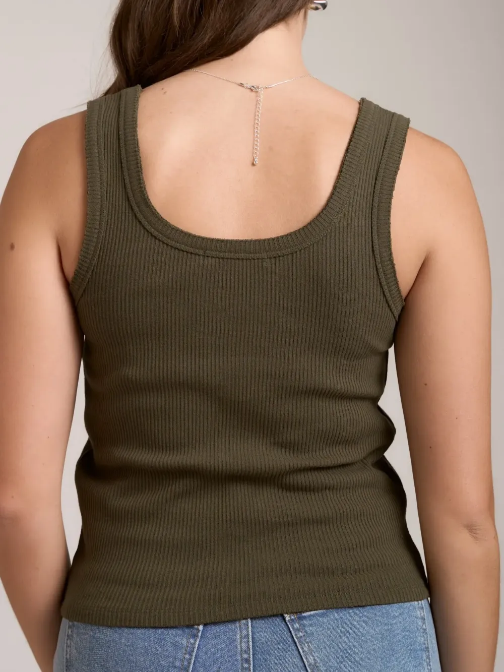 Organic Cotton Ribbed Tank